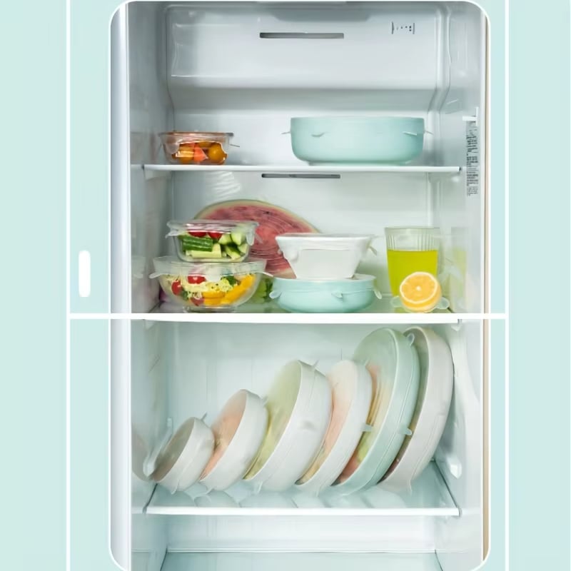 Couvercles en Silicone Réutilisables 6 en 1