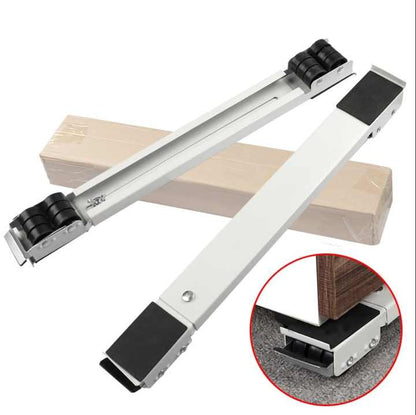 Support Réfrigérateur Réglable à 4 Roues (1 paire)