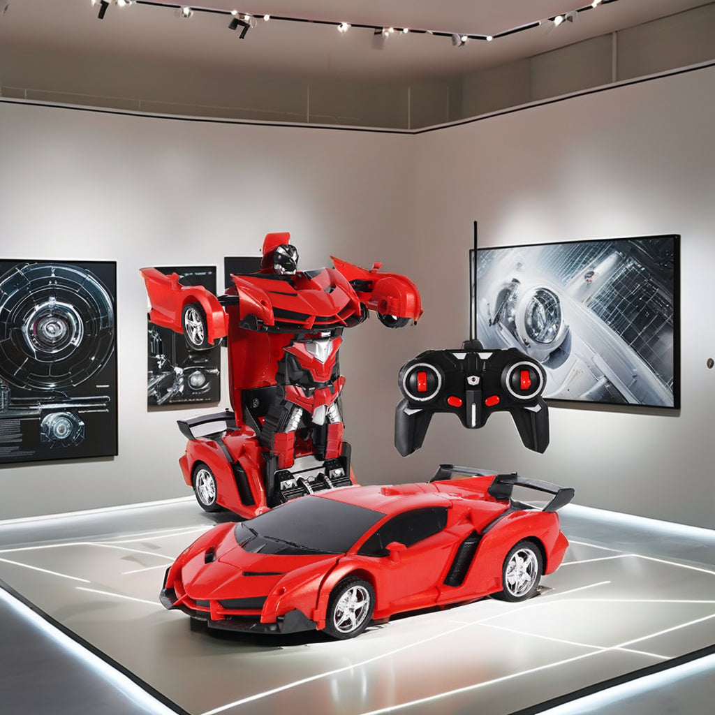 VOITURE TÉLÉCOMMANDÉE TRANSFORMABLE EN ROBOT
