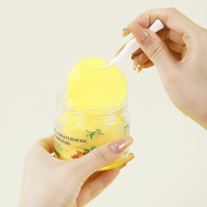 Cotons au Curcuma & Acide Kojique (50 pièces)