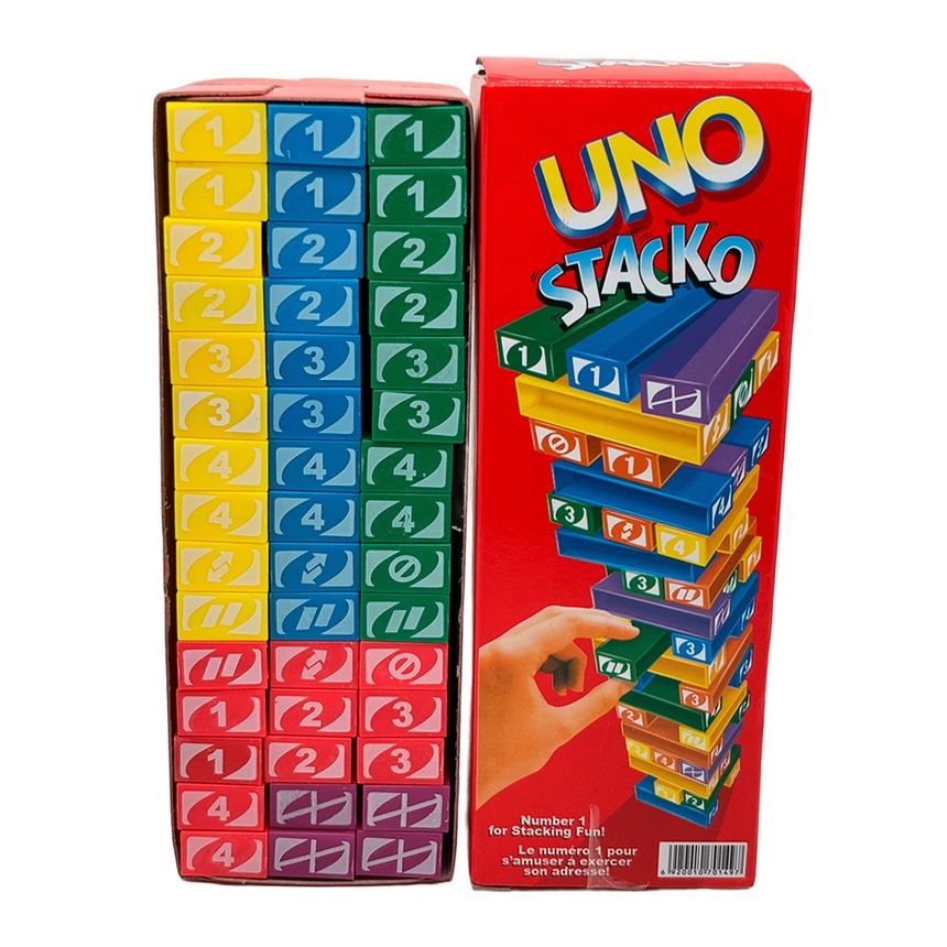 🧱 UNO Stacko™ — Le jeu d’équilibre, de fun et de stratégie qui réunit toute la famille !